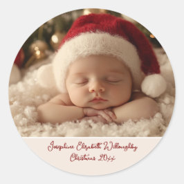 Adesivo Redondo Dormir em Paz Celestial