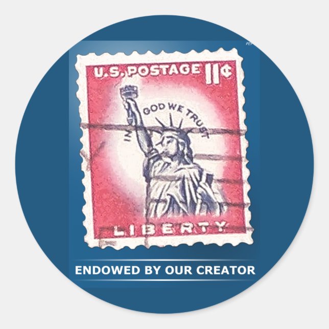 Adesivo Redondo Dotado Pelo Nosso Criador (Frente)