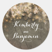 Dourada Corda De Luzes Russo Casamento De Barn