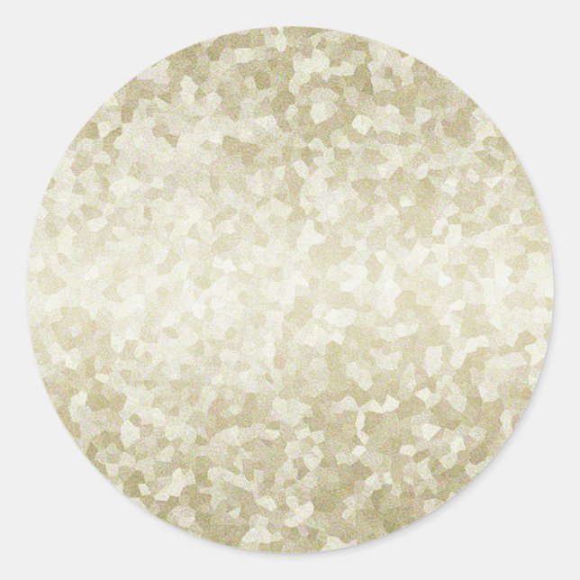 Adesivo Redondo Dourada Glitter Modelo Back Personalizar (Frente)