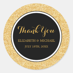 Adesivo Redondo Dourado Casamento de Literatura Negra Moderna Obri