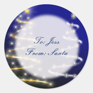 Adesivo Redondo Dourado e prata-