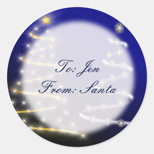 Adesivo Redondo Dourado e prata- (Frente)