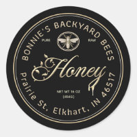 Dourado Mel Script Floral Font Heraldic Bee Black