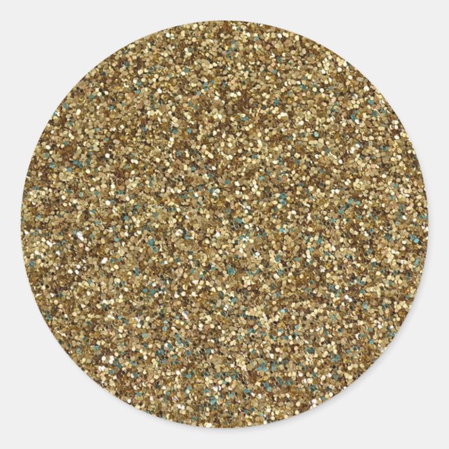 Adesivo Redondo DOURADOS (faux) GELANTES (Frente)