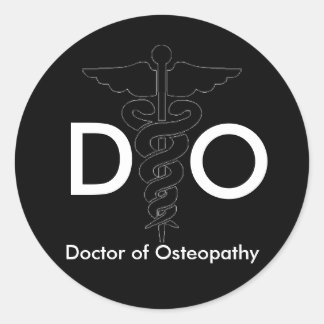Adesivo Redondo Doutor em Osteopatia