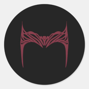 Adesivo Redondo Doutor Estranho Multiverso Da Bruxa Escarlate