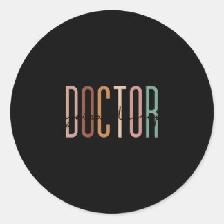Adesivo Redondo Doutorado Em Estudos De Terapia Física