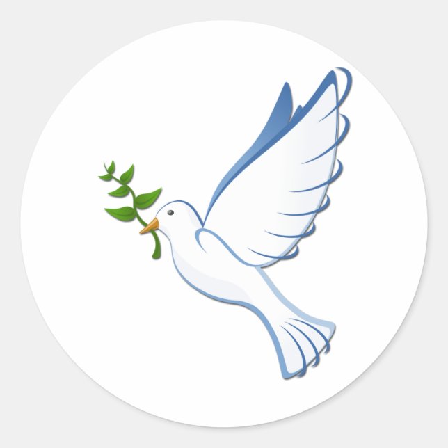 Adesivo Redondo Dove (Frente)