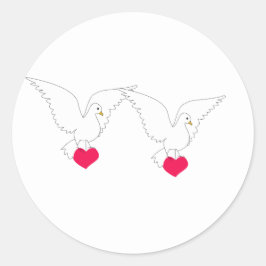 Adesivo Redondo Dove