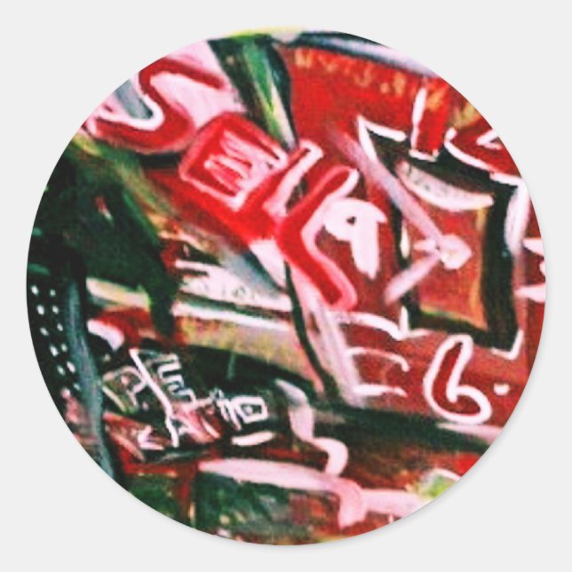 ADESIVO REDONDO DOW JONES (Frente)