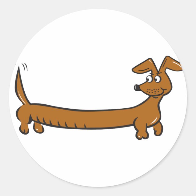Adesivo Redondo DOXIE-Cartoon (Frente)