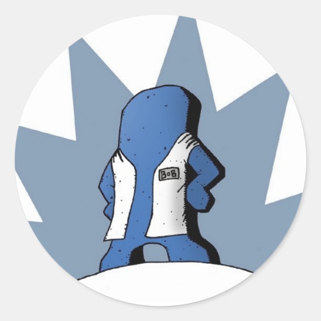 Adesivo Redondo Dr. Bob Stickers (Frente)