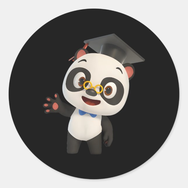 Adesivo Redondo Dr. Panda Oficial (Frente)