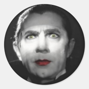 Adesivo Redondo Dracula Stickers