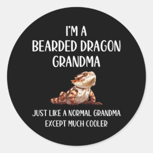 Adesivo Redondo Dragão Vovó Definição Animais Sobrevoam Mães Da