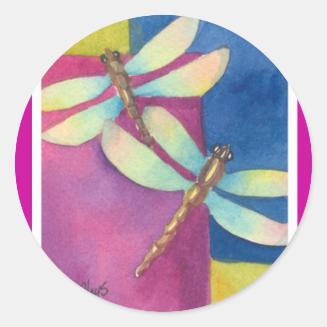 Adesivo Redondo Dragões (Frente)