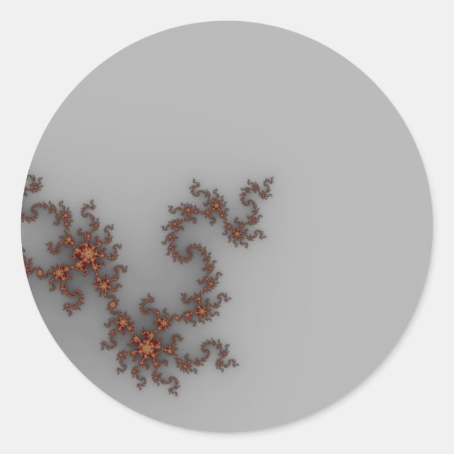 Adesivo Redondo Dragonthing - Fractal (Frente)