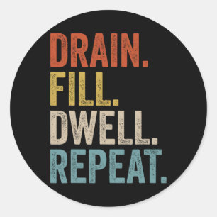 Adesivo Redondo Drain Fill Dwell Repetir Diálise Peritoneal Rim