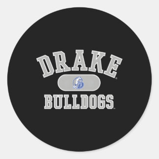 Adesivo Redondo Drake Bulldog Varsity Blue
