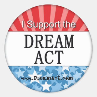 Adesivo Redondo DREAM Act Stickers