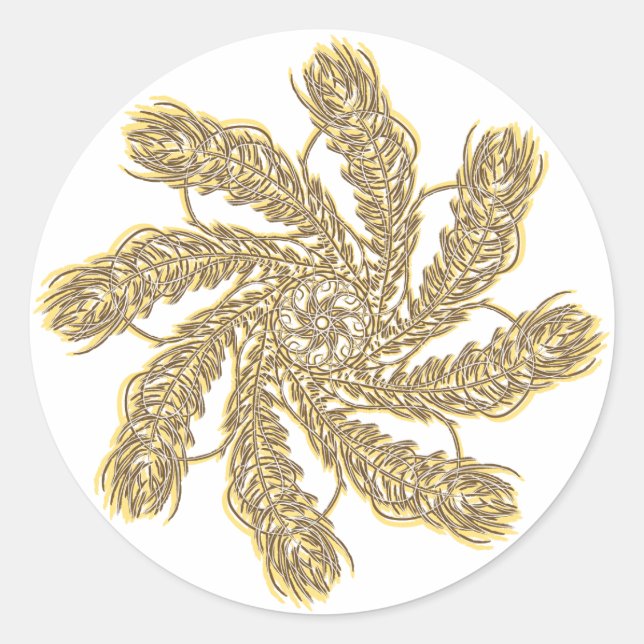 Adesivo Redondo Dream Catcher (Frente)