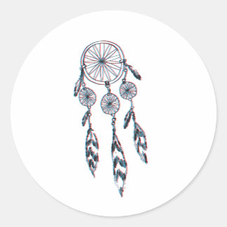 Adesivo Redondo Dreamcatcher solteiro