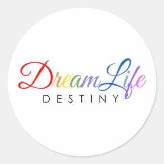 Adesivo Redondo DreamLife Destiny Sticker