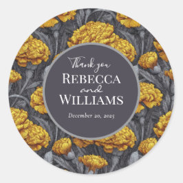 Adesivo Redondo Dreamy Custom Carnation Fantasy Beach Wedding