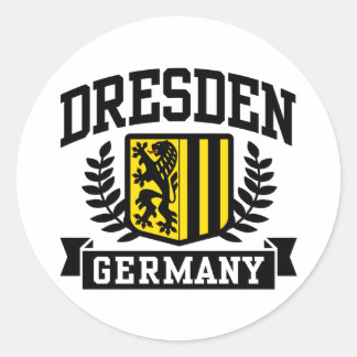 Adesivo Redondo Dresden Alemanha