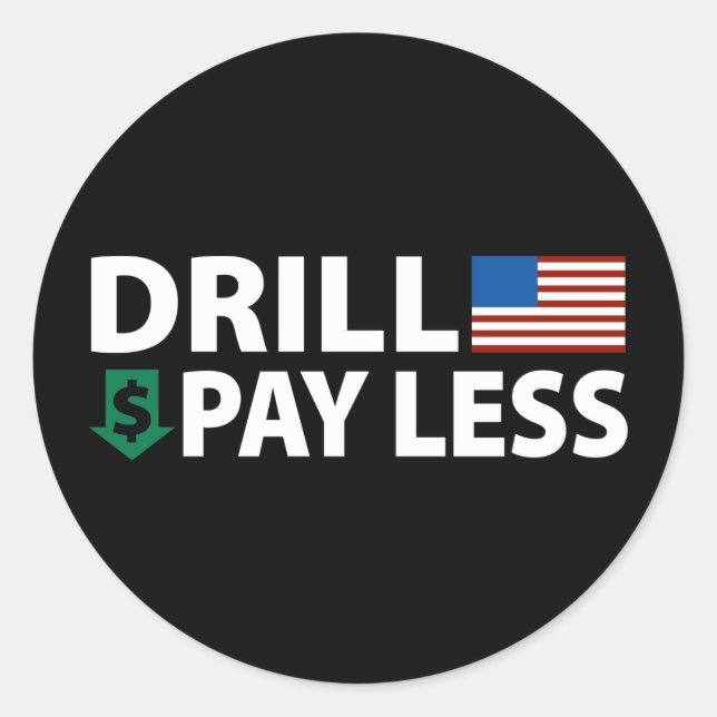 Adesivo Redondo Drill America Pay Mess (Frente)
