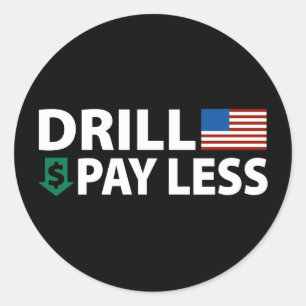 Adesivo Redondo Drill America Pay Mess