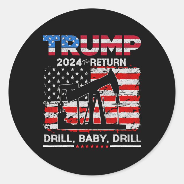 Adesivo Redondo Drill Baby 2024 (Frente)