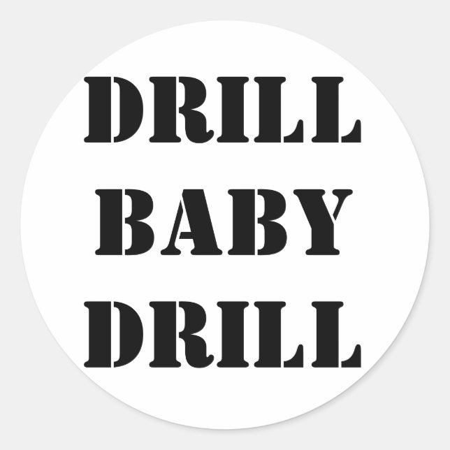 ADESIVO REDONDO DRILL BABY DRILL (Frente)