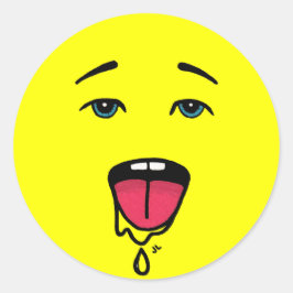 Adesivo Redondo Drooly Sticker