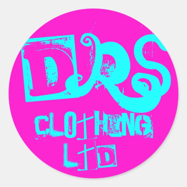 Adesivo Redondo DRS Round Sticker (Frente)
