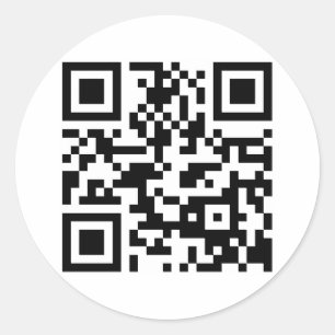 Adesivo Redondo Drudge Report QR Code para Web Site