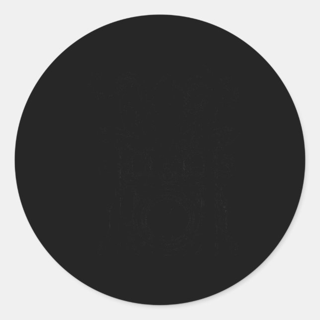 Adesivo Redondo Drummer Octopus Funny Drums Rock Metal Gift  (Frente)