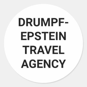 Adesivo Redondo DRUMPF-EPSTEIN VIAGEM AGÊNCIA Hankamer Artjunkhaus