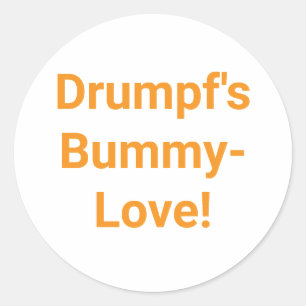 Adesivo Redondo Drump's Bummy-Love Jeff Hankamer Artjunkhaus Comic