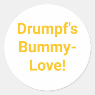 Adesivo Redondo Drump's Bummy-Love Jeff Hankamer Artjunkhaus Comic