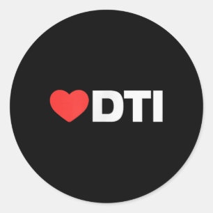 Adesivo Redondo Dti Love - Like Heart Your Best Favorite_ Dti
