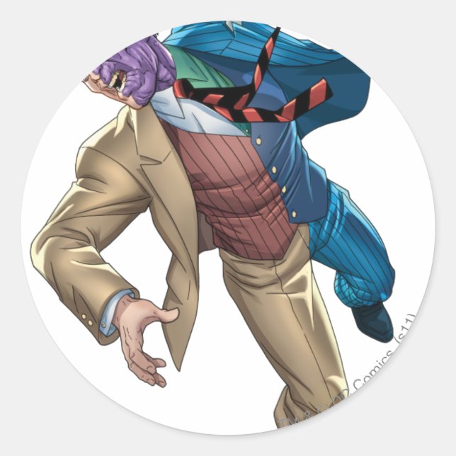 Adesivo Redondo Duas Facas (Frente)