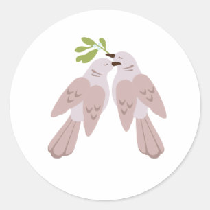 Adesivo Redondo Duas Tartarugas