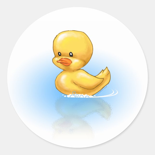 Adesivo Redondo Ducky (Frente)