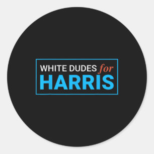 Adesivo Redondo Dudes Para Harris Harris Waltz 2024 Eleição Kamala