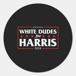 Adesivo Redondo Dudes Para Harris-kamala 2024