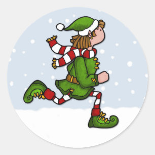 Adesivo Redondo duende legal dos corredor