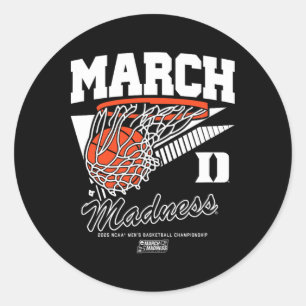 Adesivo Redondo Duke Sketll - 2025 March Madness Sketll - Ncaa
