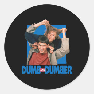 Adesivo Redondo Dumb E Dumber - Lloyd Christmas E Harry Dunne
